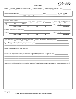 Incident Report Form