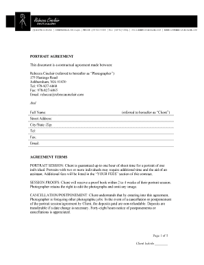 Portrait Agreement