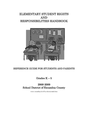 Ejemplo de carta para advance parole - ELEMENTARY STUDENT RIGHTS AND RESPONSIBILITIES HANDBOOK - escambia k12 fl