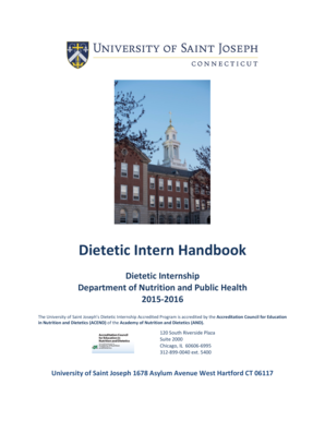 Dietetic Intern Handbook - busjedub