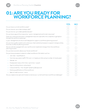 Blank application template - Workforce planning toolkit - Community Services Health Industry