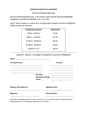 Charlotte County Tax Payment Form