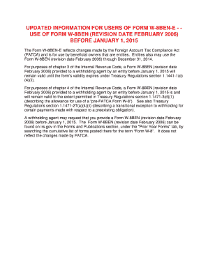 Form W-8BEN-E Certificate of Status of Beneficial Owner