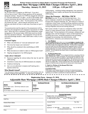 Adjustable Rate Mortgage ARM Rule Changes Effective April 1