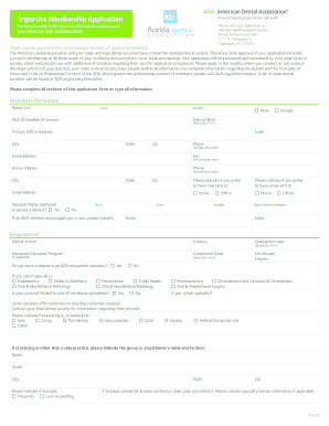 Tripartite Membership Application