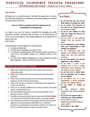 Parenting Leadership Training Program