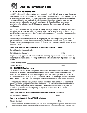 ASPIRE Permission Form