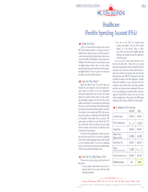 Employee Education FSA DCA Worksheet