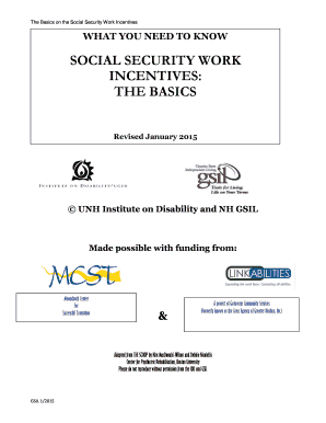 Social Security Work Incentives Guide