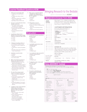 Learner Feedback Form