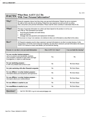 AAXY LLC Privacy Notice