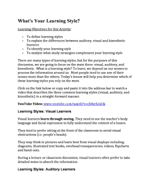 Learning Style Inventory