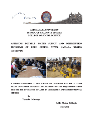 Addis ababa university thesis and dissertation