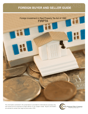 FIRPTA Guide for Foreign Buyers and Sellers