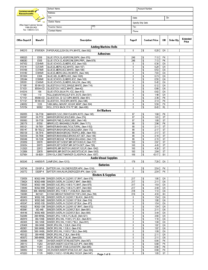 Office Depot School Supply Order Form