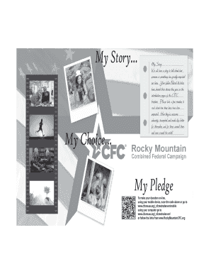 Rocky Mountain Combined Federal Campaign Pledge Form
