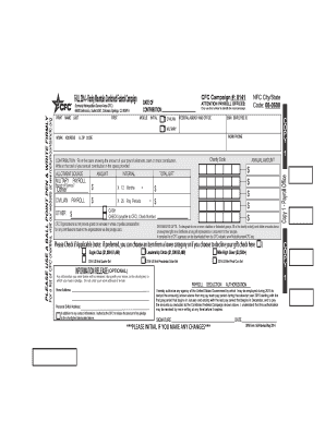 Rocky Mountain Combined Federal Campaign Pledge Form