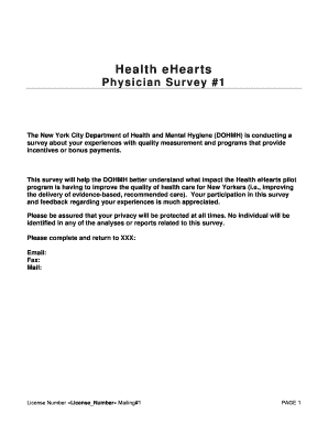 Physician Survey on Quality Improvement