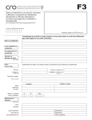 Company Director Change Form