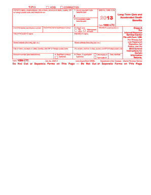 IRS Form 1099-LTC