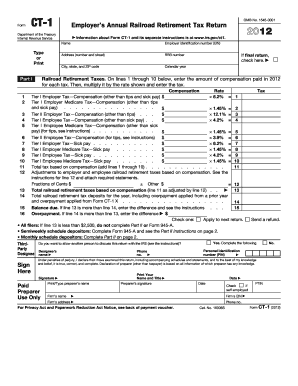 Employer’s Annual Railroad Retirement Tax Return