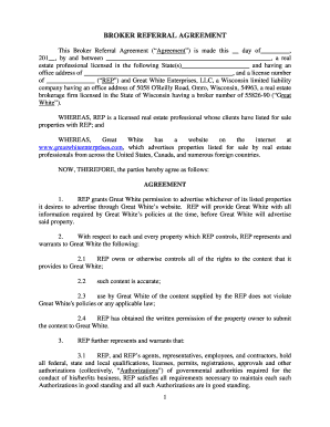 BROKER REFERRAL AGREEMENT - cdn2mediazp-cdncom