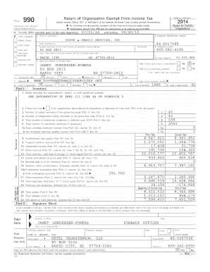 IRS Form 990 2014