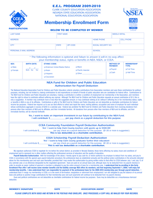 NEA Membership Enrollment Form