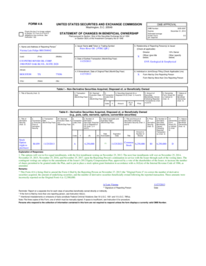 Form 4/A Statement of Changes in Beneficial Ownership