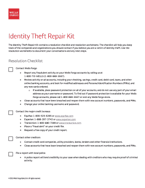 Identity Theft Repair Kit