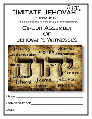 Circuit Assembly Schedule for Jehovah's Witnesses