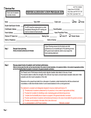 Individualized Education Program (IEP) Cheat Sheet