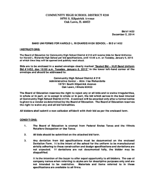 Proof of household composition example - 1 1452 - Bid Instruction Sheet with deviation non-collusion litigation forms - first 5 pages of bid specdocx - chsd218