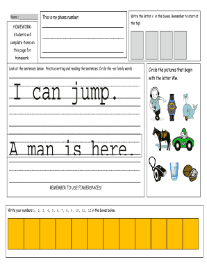 Student Homework Assignment
