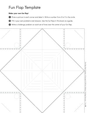 Fillable Online Fun Flap Template Fax Email Print - pdfFiller