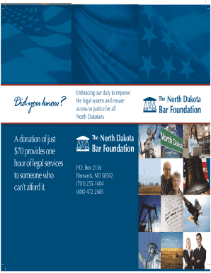 North Dakota Bar Foundation Donation Form