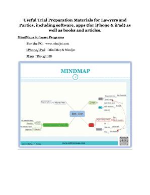 Evidence Proof Chart Template