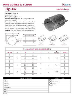 Pipe Clamp Order Form