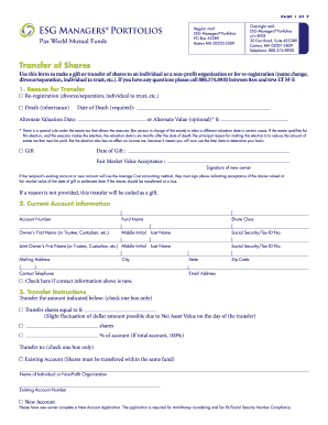 ESG Managers® Share Transfer Form