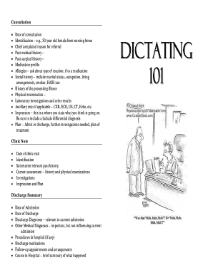 Medical Consultation and Clinic Note Templates