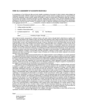 Assignment of Accounts Receivable