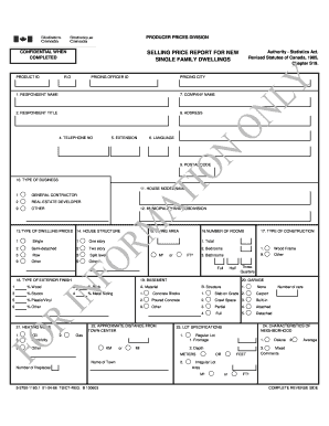 Confidential New Dwelling Price Report