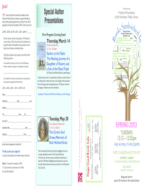 Donation Form for Friends & Foundation of RPL