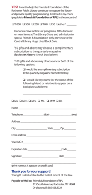 Donation Form