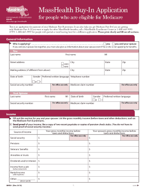 MassHealth Buy-In Application
