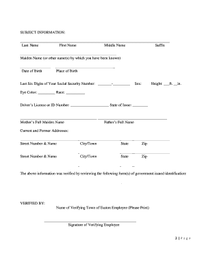 Criminal Offender Record Information (CORI) Acknowledgment Form