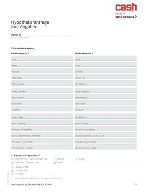 Hypothekaranfrage