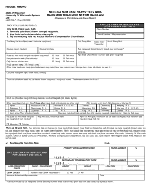 Employee Work Injury and Illness Report