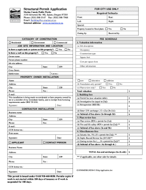 Structural Permit Application