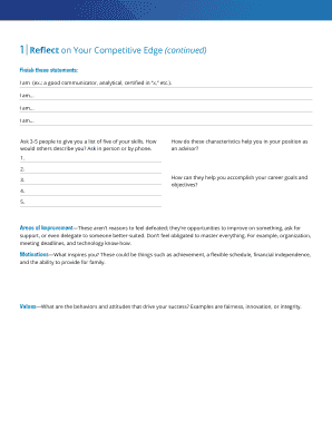 Personal Branding Worksheet